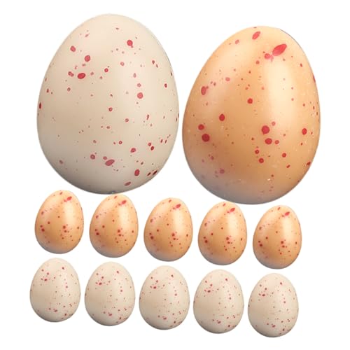 FUTUREORYY 20 Stück Simulierte Eierornamente Ostervasendekoration Osterdekor künstliche Osterei-Girlande falsche Eier gefälschtes Essen Kleinkind-Ei- Harz von FUTUREORYY
