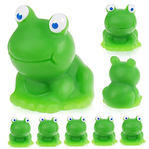 FUTUREORYY 20 Stück Teiliges Frosch Figuren aus Resin Realistische Kleine Frosch Ornamente als Garten und Zimmerdeko Pädagogische Tier Modelle für Glatte Oberfläche Vielseitige Dekoration von FUTUREORYY