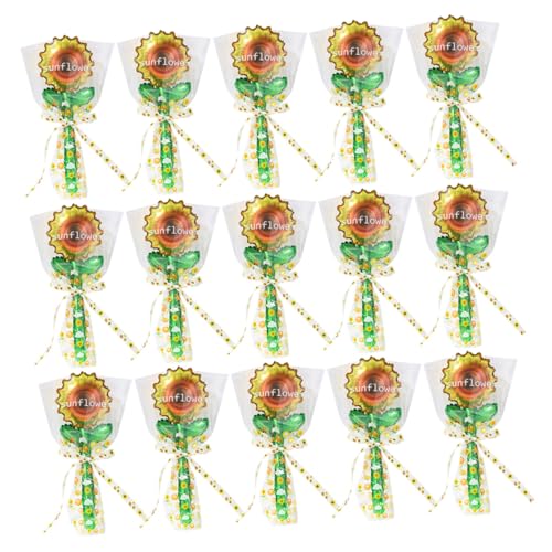FUTUREORYY 20 Stück Teiliges Handgehaltene Sonnenblumen-folienballons Lebensechte Gelbe Party-deko Einfach Aufzublasen für Shower Hochzeit Sommerfeier und Geburtstagsfeier von FUTUREORYY