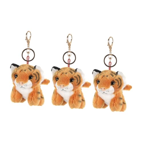 FUTUREORYY 3 Stück Plüsch Tiger Schlüsselanhänger und Leicht Niedliche Dschungel Tier Anhänger für Taschen Rucksäcke Langlebig Farbecht als Partygeschenk und Mitgebsel FUTUREORYY 3 Stück Plüsch Tiger Schlüsselanhänger und Leicht Niedliche Dschungel Tier Anhänger für Taschen Rucksäcke Langlebig Farbecht als Partygeschenk und Mitgebsel von FUTUREORYY