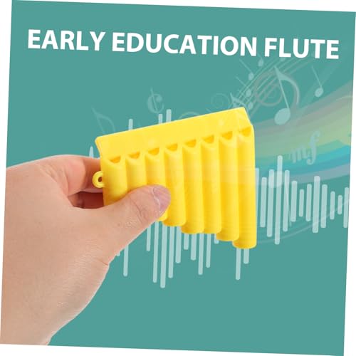 FUTUREORYY 3 Stück Teiliges Panflöten aus Kunststoff Rohr Kinderflöte Sicheres Musikspielzeug für Frühe Musikbildung für Vorschule und Zuhause Fördert Musikalische Entwicklung von FUTUREORYY