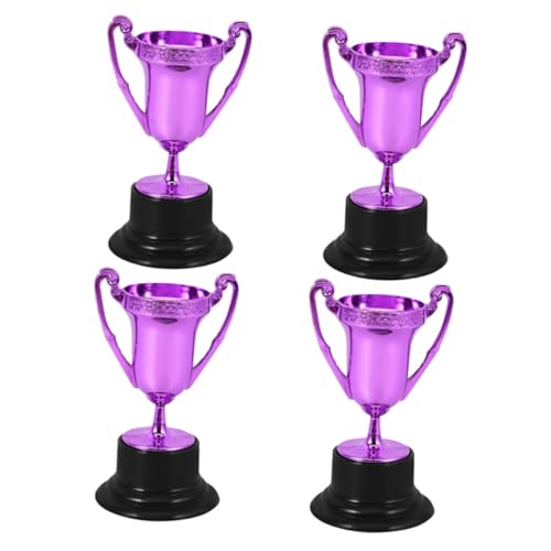 FUTUREORYY 4 Stück Mini-trophäe Mini -trophäe Trophäen Vergeben Partygeschenke Kleine Trophäe Pokale Für Sieger Kleiner Trophäenbecher Aus Kunststoff Plastik Violett FUTUREORYY 4 Stück Mini-trophäe Mini -trophäe Trophäen Vergeben Partygeschenke Kleine Trophäe Pokale Für Sieger Kleiner Trophäenbecher Aus Kunststoff Plastik Violett von FUTUREORYY