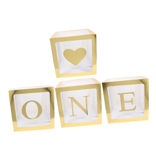 FUTUREORYY 4 Stück One Buchstaben Ballonbox Teilig Goldfarbene Herz Deko Transparent für Geburtstag Shower Party Hintergrund Geburtstagsdeko Leicht Personalisierbar FUTUREORYY 4 Stück One Buchstaben Ballonbox Teilig Goldfarbene Herz Deko Transparent für Geburtstag Shower Party Hintergrund Geburtstagsdeko Leicht Personalisierbar von FUTUREORYY