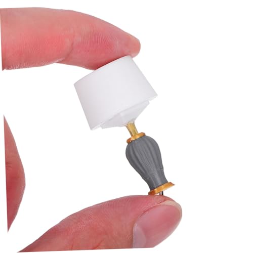 FUTUREORYY 4 Stück Teiliges Miniatur Tischlampen mit LED Realistische Puppenhaus Beleuchtung Vintage Mini Nachttischlampen Vielseitig für Architekturmodelle Dioramen Einfache Langlebig von FUTUREORYY