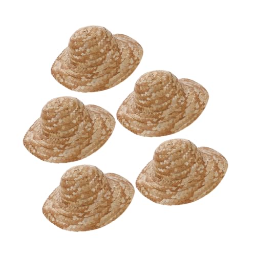 FUTUREORYY 5 Stück Strohhut Zeichnen Für Dekoration Party Puppe Sup Miniatur Bausätze Schlüssel Basteln Kleinkind Mini-strohhüte Strohhüte Groß Hüte Selber Bemalen FUTUREORYY 5 Stück Strohhut Zeichnen Für Dekoration Party Puppe Sup Miniatur Bausätze Schlüssel Basteln Kleinkind Mini-strohhüte Strohhüte Groß Hüte Selber Bemalen von FUTUREORYY