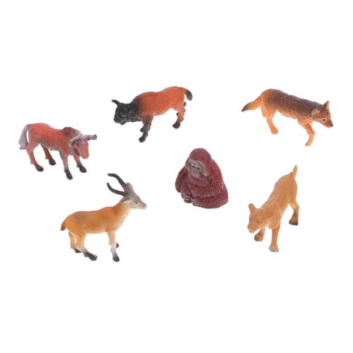 FUTUREORYY 6 Stück Afrikanische Tiermodelle Bison- Tierfiguren Mini-Wildtier künstliches Tier Spielzeugtiere Kleine Tiere Tierspielzeug Harz FUTUREORYY 6 Stück Afrikanische Tiermodelle Bison- Tierfiguren Mini-Wildtier künstliches Tier Spielzeugtiere Kleine Tiere Tierspielzeug Harz von FUTUREORYY