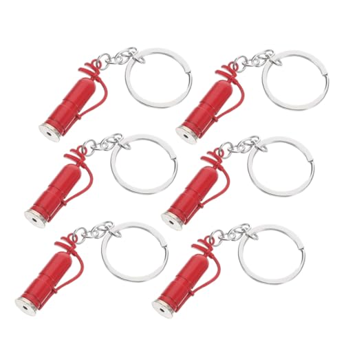 FUTUREORYY 6 Stück Feuerlöscher-schlüsselanhänger Alarm Hängend Schlüsselbund Brandbekämpfung Für Mini -feuerlöscher Dekorate Ornament Feuerwehrmann Zinklegierung Rot FUTUREORYY 6 Stück Feuerlöscher-schlüsselanhänger Alarm Hängend Schlüsselbund Brandbekämpfung Für Mini -feuerlöscher Dekorate Ornament Feuerwehrmann Zinklegierung Rot von FUTUREORYY