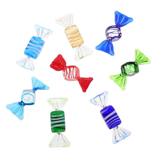 FUTUREORYY 8 Stück Bunte Süßigkeitenornamente Dekorationen Vintage Süßigkeiten Weihnachtsschmuck Künstlich Sortiert Party Verzaubert Süßigkeiten Süßigkeiten-ornamente Soda-kalk-glas FUTUREORYY 8 Stück Bunte Süßigkeitenornamente Dekorationen Vintage Süßigkeiten Weihnachtsschmuck Künstlich Sortiert Party Verzaubert Süßigkeiten Süßigkeiten-ornamente Soda-kalk-glas von FUTUREORYY