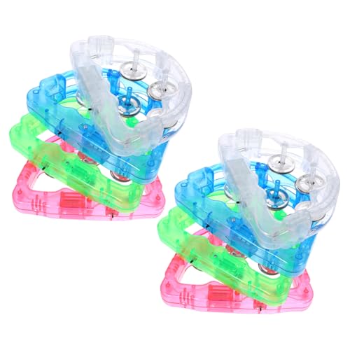FUTUREORYY 8 Stück Teiliges LED Tamburin mit Bunten Lichtern Handliches Percussion Instrument für Party Bühne Festival und Leuchtendes Handtamburin für Rhythmisches und Feiern FUTUREORYY 8 Stück Teiliges LED Tamburin mit Bunten Lichtern Handliches Percussion Instrument für Party Bühne Festival und Leuchtendes Handtamburin für Rhythmisches und Feiern von FUTUREORYY