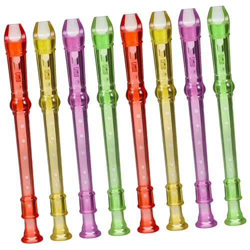 FUTUREORYY 8 Stück Teiliges Transparentes Kunststoff Mini Klarinetten Blockflöten für Anfänger Leichtes Tragbares Lerninstrument Koordinations und Fingerübung für Musiktraining FUTUREORYY 8 Stück Teiliges Transparentes Kunststoff Mini Klarinetten Blockflöten für Anfänger Leichtes Tragbares Lerninstrument Koordinations und Fingerübung für Musiktraining von FUTUREORYY
