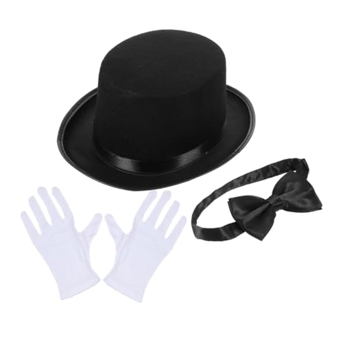 FUTUREORYY Deluxe Detektiv Kostüm mit Klassischem Schwarzen Elegantem Fliegenknoten und Komfortablen Handschuhen für Cosplay Motto partys und Rollenspiele von FUTUREORYY