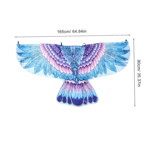 FUTUREORYY Eagle Costume Flügel für Erwachsene mit Schulterriemen Bunter Vogelflügel Umhang Leichtes Halloween Cosplay Party Kostüm Accessoire für Fasching und Themenpartys FUTUREORYY Eagle Costume Flügel für Erwachsene mit Schulterriemen Bunter Vogelflügel Umhang Leichtes Halloween Cosplay Party Kostüm Accessoire für Fasching und Themenpartys von FUTUREORYY