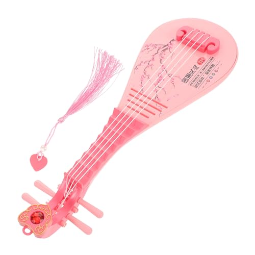 FUTUREORYY Frühkindliche Bildung Pipa Pipa - Pipa -Instrument -pipa Interaktiver Musikalischer Pipa Spielbare Pipa Musikalisches Trainingspipa Rosa Metall von FUTUREORYY