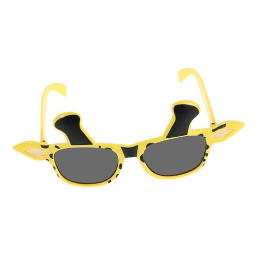 FUTUREORYY Gelbe Giraffen Kostümbrille aus Lustige Tierparty Sonnenbrille für Kindergeburtstag Dschungel Zoo Accessoire Kindgerechte Fotorequisiten für Faschingsfeiern und Karneval FUTUREORYY Gelbe Giraffen Kostümbrille aus Lustige Tierparty Sonnenbrille für Kindergeburtstag Dschungel Zoo Accessoire Kindgerechte Fotorequisiten für Faschingsfeiern und Karneval von FUTUREORYY