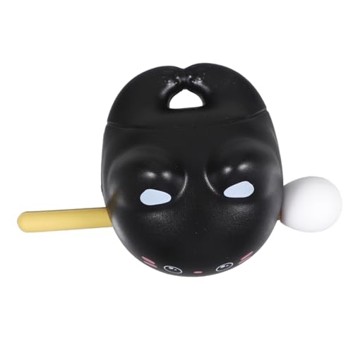 FUTUREORYY Kleines Holzfisch Percussion Rhythmisches Büro Instrument Beruhigendes Katzen Design Tragbar Langlebig Konzentration und Entspannung im Office Bereich von FUTUREORYY