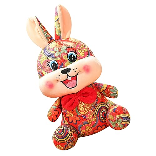FUTUREORYY Kuscheltier Hase Plüschspielzeug Süßes Kaninchen Maskottchen für zu Neujahr oder Besonderen Anlässen Weiches und Komfortables Design FUTUREORYY Kuscheltier Hase Plüschspielzeug Süßes Kaninchen Maskottchen für zu Neujahr oder Besonderen Anlässen Weiches und Komfortables Design von FUTUREORYY