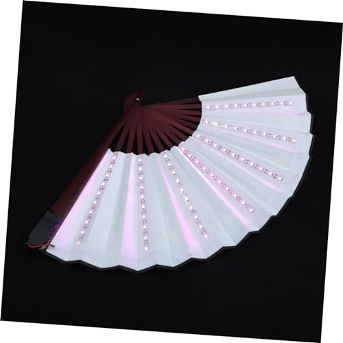 FUTUREORYY LED Leuchtender Faltfächer Bunter Performance Fächer für Partys Nachtclubs und Aufführungen Kreatives Tanzelement für Sommerevents FUTUREORYY LED Leuchtender Faltfächer Bunter Performance Fächer für Partys Nachtclubs und Aufführungen Kreatives Tanzelement für Sommerevents von FUTUREORYY
