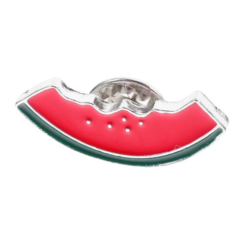 FUTUREORYY Legierungs-wassermelonen-brosche Brosche Mit Wassermelone Kragen -revers -broschenstifte Kleider Schalbroschen Vintage -legierungsbroschen Anstecknadeln Für Männer Rot von FUTUREORYY