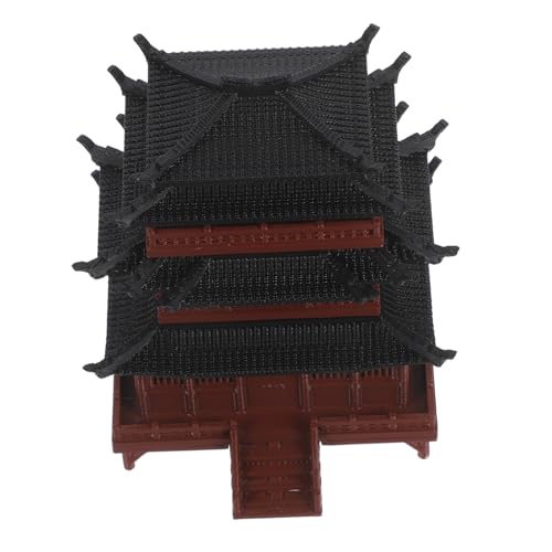 FUTUREORYY Miniatur Modellhaus Chinesischer Pavillon Authentische Antike Architektur Filigrane Details Zen Garten Dekoration Bonsai Mikro-Landschaft Ornamente von FUTUREORYY