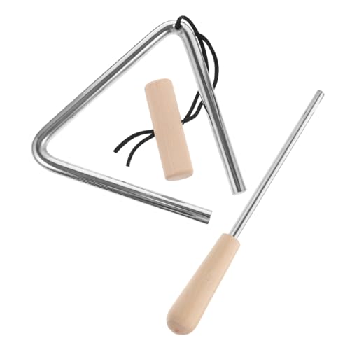FUTUREORYY Musikinstrument Dreieck aus Solidem Eisen mit Holzschlägel Percussion Instrument für Musikalische Früherziehung Rhythmusförderung für Musikunterricht FUTUREORYY Musikinstrument Dreieck aus Solidem Eisen mit Holzschlägel Percussion Instrument für Musikalische Früherziehung Rhythmusförderung für Musikunterricht von FUTUREORYY