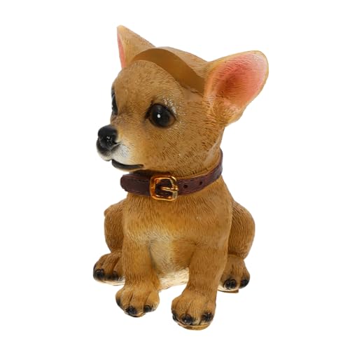 FUTUREORYY Niedlicher Brillenhalter Hund aus Robustem Material Multifunktionaler Eyewear Stand als Dekorativer Schreibtisch Organizer für Brillenaufbewahrung und Kleine Accessoires von FUTUREORYY