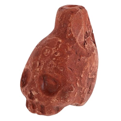 FUTUREORYY Okarina-Geisterpfeife Halloween Lärm Geräusch machende Pfeifen gleiten knackig Schiedsrichter Fußballpfeife Partykrachmacher Keramik Light Brown von FUTUREORYY