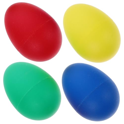 FUTUREORYY Teiliges Bunte Plastikeier Maracas Shaker Robustes Percussion für Rhythmusübungen Musikunterricht Geeignet für Vorschule und Grundschule Zufällige Farbe von FUTUREORYY