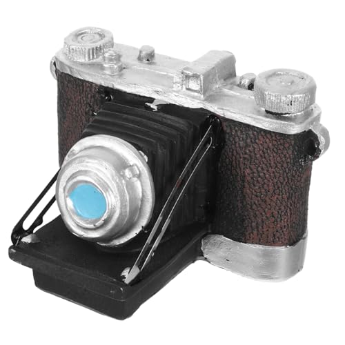 FUTUREORYY Vintage Kamera Retro Kamera Modell Für Heimdekoration Einzigartiges Foto-requisit Für Tischdekoration Kreatives Harzhandwerk Ornament Fashion Show Deko von FUTUREORYY