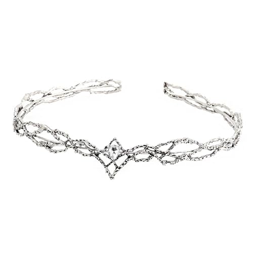 Modische Elfenkönigkronen mit stilvollen Diamanten, verstellbare Größe, elegante Designs für Partys und Hochzeiten, Dekoration Modische Elfenkönigkronen mit stilvollen Diamanten, verstellbare Größe, elegante Designs für Partys und Hochzeiten, Dekoration von FUUGlan