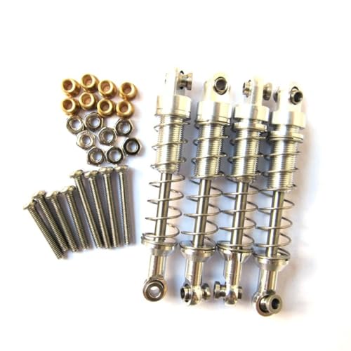 FUWIND 4 Teiliger StoßDäMpfer DäMpfer für C14 C24 MN D90 D91 D99S RC, Silber FUWIND 4 Teiliger StoßDäMpfer DäMpfer für C14 C24 MN D90 D91 D99S RC, Silber von FUWIND
