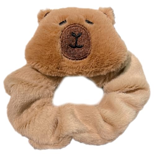 FUXIU Entzückende Cartoon-Capybaras-Haarspange, auffälliger Kopfschmuck für Halloween, Cosplay, Rollenspiele von FUXIU