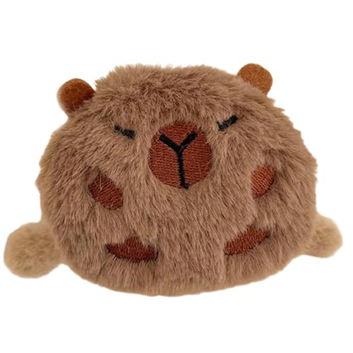 FUXIU Entzückende Cartoon-Capybaras-Haarspange, auffälliger Kopfschmuck für Halloween, Cosplay, Rollenspiele von FUXIU