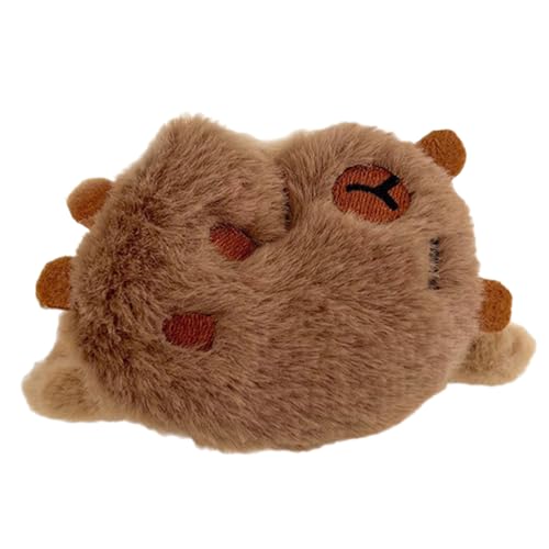 FUXIU Entzückende Cartoon-Capybaras-Haarspange, auffälliger Kopfschmuck für Halloween, Cosplay, Rollenspiele von FUXIU