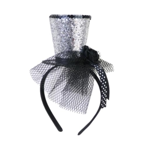 FUXIU Fascinator für Kinder, Vintage-Stil, exquisiter Glitzer für Party, Kinderkostüm, Pillbox, Hut, Kopfbedeckung für Halloween FUXIU Fascinator für Kinder, Vintage-Stil, exquisiter Glitzer für Party, Kinderkostüm, Pillbox, Hut, Kopfbedeckung für Halloween von FUXIU