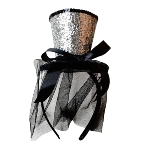 FUXIU Fascinator für Kinder, Vintage-Stil, exquisiter Glitzer für Party, Kinderkostüm, Pillbox, Hut, Kopfbedeckung für Halloween FUXIU Fascinator für Kinder, Vintage-Stil, exquisiter Glitzer für Party, Kinderkostüm, Pillbox, Hut, Kopfbedeckung für Halloween von FUXIU