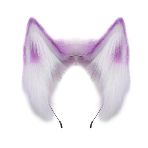 FUXIU Fluffys Ears Stirnband Handgemachte Kunstpelze Haarreifen für Animes Cosplay Kostüm Animes Kleid Party Cosplay Haarreifen FUXIU Fluffys Ears Stirnband Handgemachte Kunstpelze Haarreifen für Animes Cosplay Kostüm Animes Kleid Party Cosplay Haarreifen von FUXIU