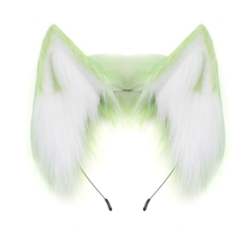 FUXIU Fluffys Ears Stirnband Handgemachte Kunstpelze Haarreifen für Animes Cosplay Kostüm Animes Kleid Party Cosplay Haarreifen FUXIU Fluffys Ears Stirnband Handgemachte Kunstpelze Haarreifen für Animes Cosplay Kostüm Animes Kleid Party Cosplay Haarreifen von FUXIU