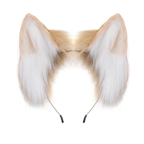 FUXIU Fluffys Ears Stirnband Handgemachte Kunstpelze Haarreifen für Animes Cosplay Kostüm Animes Kleid Party Cosplay Haarreifen FUXIU Fluffys Ears Stirnband Handgemachte Kunstpelze Haarreifen für Animes Cosplay Kostüm Animes Kleid Party Cosplay Haarreifen von FUXIU