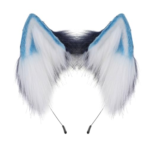 FUXIU Fluffys Ears Stirnband Handgemachte Kunstpelze Haarreifen für Animes Cosplay Kostüm Animes Kleid Party Cosplay Haarreifen FUXIU Fluffys Ears Stirnband Handgemachte Kunstpelze Haarreifen für Animes Cosplay Kostüm Animes Kleid Party Cosplay Haarreifen von FUXIU