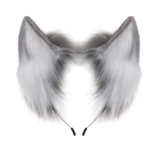 FUXIU Fluffys Ears Stirnband Handgemachte Kunstpelze Haarreifen für Animes Cosplay Kostüm Animes Kleid Party Cosplay Haarreifen FUXIU Fluffys Ears Stirnband Handgemachte Kunstpelze Haarreifen für Animes Cosplay Kostüm Animes Kleid Party Cosplay Haarreifen von FUXIU