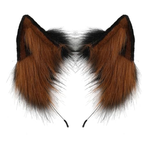 FUXIU Fluffys Ears Stirnband Handgemachte Kunstpelze Haarreifen für Animes Cosplay Kostüm Animes Kleid Party Cosplay Haarreifen FUXIU Fluffys Ears Stirnband Handgemachte Kunstpelze Haarreifen für Animes Cosplay Kostüm Animes Kleid Party Cosplay Haarreifen von FUXIU