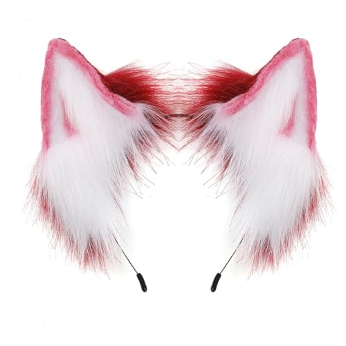 FUXIU Fluffys Ears Stirnband Handgemachte Kunstpelze Haarreifen für Animes Cosplay Kostüm Animes Kleid Party Cosplay Haarreifen FUXIU Fluffys Ears Stirnband Handgemachte Kunstpelze Haarreifen für Animes Cosplay Kostüm Animes Kleid Party Cosplay Haarreifen von FUXIU