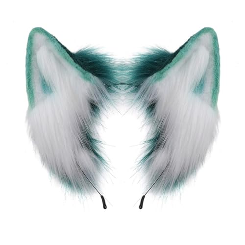 FUXIU Fluffys Ears Stirnband Handgemachte Kunstpelze Haarreifen für Animes Cosplay Kostüm Animes Kleid Party Cosplay Haarreifen FUXIU Fluffys Ears Stirnband Handgemachte Kunstpelze Haarreifen für Animes Cosplay Kostüm Animes Kleid Party Cosplay Haarreifen von FUXIU