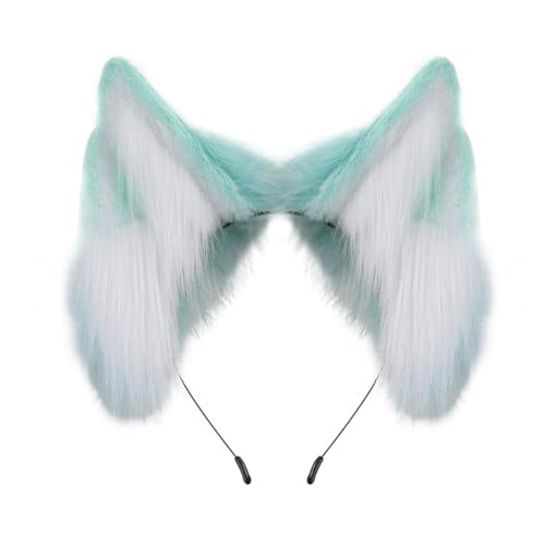 FUXIU Fluffys Ears Stirnband Handgemachte Kunstpelze Haarreifen für Animes Cosplay Kostüm Animes Kleid Party Cosplay Haarreifen FUXIU Fluffys Ears Stirnband Handgemachte Kunstpelze Haarreifen für Animes Cosplay Kostüm Animes Kleid Party Cosplay Haarreifen von FUXIU
