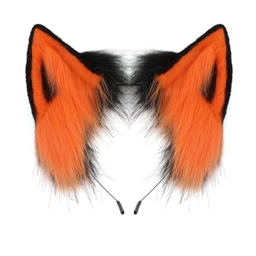 FUXIU Fluffys Ears Stirnband Handgemachte Kunstpelze Haarreifen für Animes Cosplay Kostüm Animes Kleid Party Cosplay Haarreifen FUXIU Fluffys Ears Stirnband Handgemachte Kunstpelze Haarreifen für Animes Cosplay Kostüm Animes Kleid Party Cosplay Haarreifen von FUXIU
