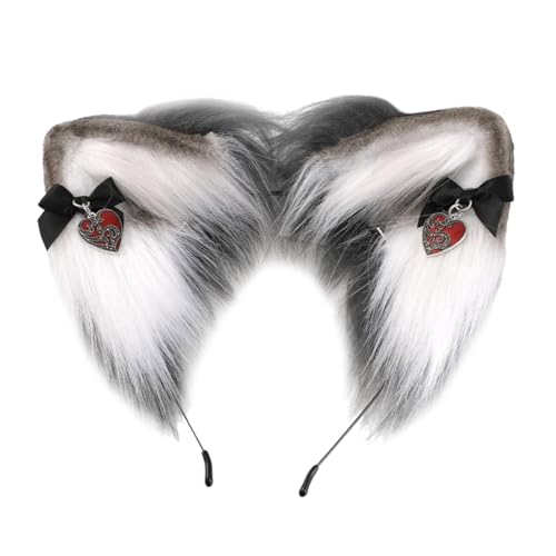 FUXIU Halloween-Haarreifen, Vampir, Dämonen, Wolfsohren, Stirnbänder, verstellbare Größe, Kopfbedeckung für Erwachsene, Männer und Frauen FUXIU Halloween-Haarreifen, Vampir, Dämonen, Wolfsohren, Stirnbänder, verstellbare Größe, Kopfbedeckung für Erwachsene, Männer und Frauen von FUXIU