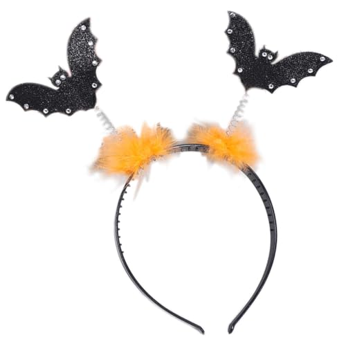 FUXIU Lametta Feder Stirnband Halloween Kopfbedeckung Halloween Party Foto Requisiten Feder Party Kopfbedeckung Cosplay Zubehör von FUXIU