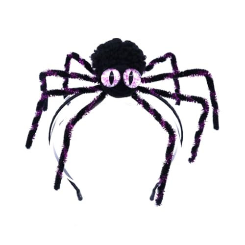 FUXIU Lustiges Araneid Stirnband Geburtstag Party Cosplay Spiderling Kopfbedeckung Haarschmuck Halloween Kostüm Haarband von FUXIU