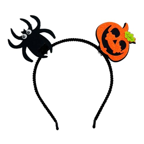 FUXIU Lustiges Araneid Stirnband Geburtstag Party Cosplay mit Kürbis Kopfbedeckung Haarschmuck Halloween Kostüm Haarband von FUXIU