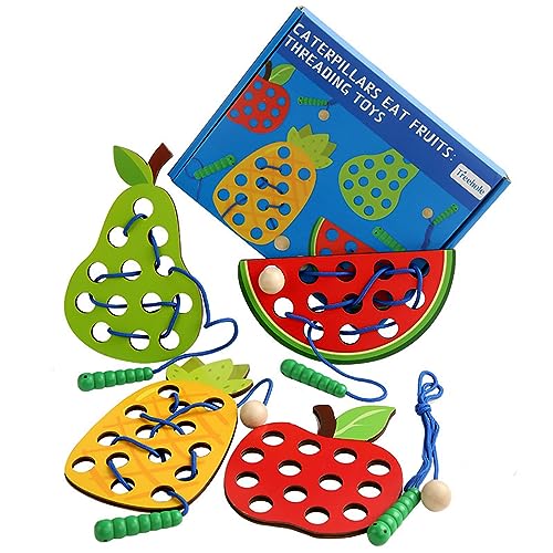 FUXIU Schnürspielzeug Für Kleinkinder Holzfädelspiel Lern Und Lernspielzeug Für Babys Kinder Reisespiel FUXIU Schnürspielzeug Für Kleinkinder Holzfädelspiel Lern Und Lernspielzeug Für Babys Kinder Reisespiel von FUXIU